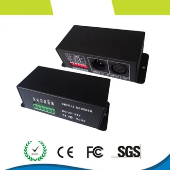 2PCS/lot DMX512 Signal Decoder LED IC signal decoder WS2811,TM1804,TM1809,TM1812 driving IC,DC5V-24V input DMX Decoder