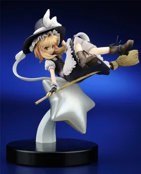 TouHou Project 1/7 scale painted figure Light Ver. Kirisame Marisa Doll PVC Action Figure Collectible Model Toy 23cm