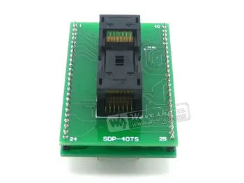TSOP40 TO DIP40 TSSOP40 Wells IC Test Socket Programming Adapter 0.5mm Pitch