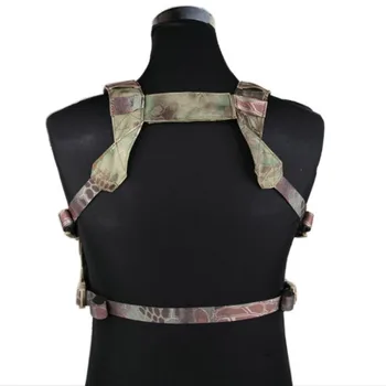 Emerson Easy Chest Rig Tactical Vest Protective Multi-pouches Military Tactical Vest Molle Hunting Vest Combat Gear EM7450 MR ^