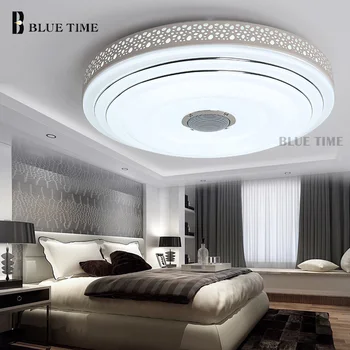 RGB Music Modern LED Wall-Mounted Chandeliers With Bluetooth Control Color Changing Lamp LED Chandelier For Living Room