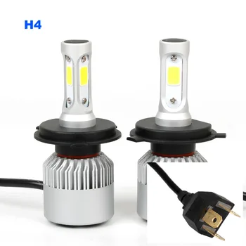 2017 Car styling Auto led bulb H4 External Lighting Car LED 12V Lights H4 LED Lamps Light Bulbs Headlights for Cars Headlights