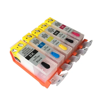 5 colors PGI-125 CLI-126 Refillable Ink Cartridges for Canon pixma IP4810 IX6510 MG5210 MG6110 With ARC chips