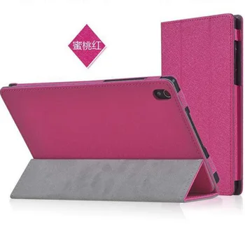 3-Folder Magnetic Folio Stand Smart Silk Print Pattern PU Leather Cases Cover For Lenovo Tab S8-50 S8 50 8