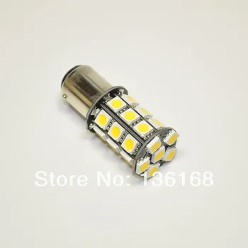 4 Pieces 1157 BAY15D 27 SMD LED Bulb 10-30V For RV Marine Auto Boat Tail Light 12V / 24V