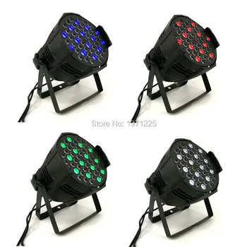 Can LED Par 54x3W RGBW DMX512 Disco Lamp Stage Light Auto Run For Discos Music Light Disco effett