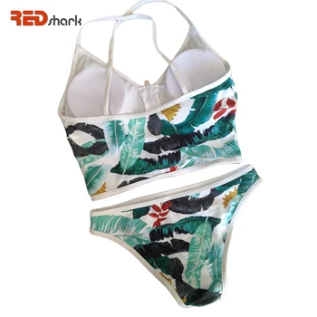 REDshark 2017 Brazilian Bikini Trending Low Waist Bikini Set Women Swimwear Sexy Crop Top Retro Bathing Suit Swim Beach Wear