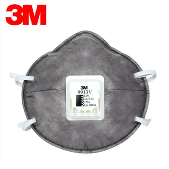 3M 9913V Dust Mask KN90 Anti Non-oily Particulate Matter Dust protective Masks Breathing Valve Mask AS/NZS/LA H012915
