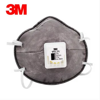 3M 9913V Dust Mask KN90 Anti Non-oily Particulate Matter Dust protective Masks Breathing Valve Mask AS/NZS/LA H012915