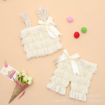 2017 Kids Baby Girl Clothes Set Sleeveless Ruffles Tops+Pant 2 Piece Sweet Infant Girl Clothes Summer Roupas Bebes Outfits 0-3T