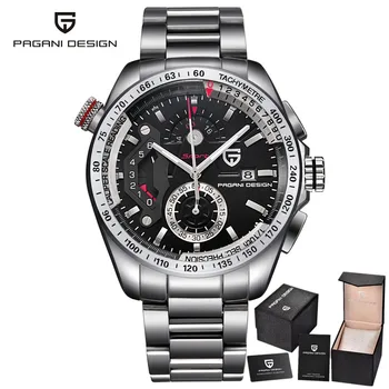 2016 PAGANI DESIGN Luxury Brand Reloj Hombre Sport Mens Watches Stainless Steel Full Quartz Men's Watch relogios masculino