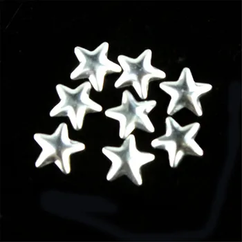2017 TSW Nail Art 250 Pieces Gold Silver 5mm Star Metal Studs for Nails Phone 0411A