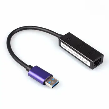 Adroit 1 PC USB 3.0 Gigabit Ethernet RJ45 External Network Card LAN Adapter 10/100/1000Mbps FEB18 drop shipping