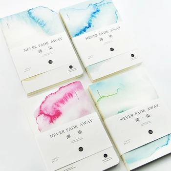 Note for watercolor creative notebook 12.5*18.5cm 80 pages blank sheets office school journal sketchbook gift