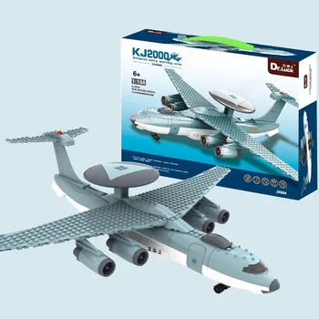 2016 new wange KJ2000 AEW Air Early Warning Fighter Building Blocks model 1:100 educational blocks kids toys enlighten bricks