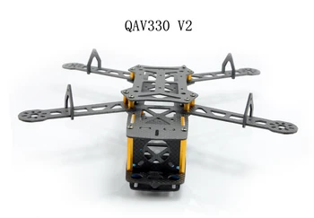 QAV330 V2 330 Carbon fiber/Glass fiber Quadcopter Frame Kit for CC3D FPV Photography