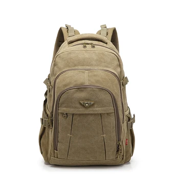 Men Backpack Fashion Canvas Vintage Backpack Leisure Shoulder Travel Male School Bags Laptop Computers Unisex Rucksacks Bagpack