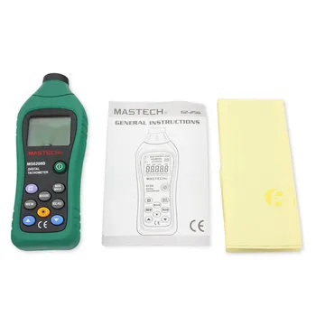 MASTECH MS6208B Non-contact Tachometer RPM Meter With 50-99999RPM Rotation Speed Range Digital Laser Non contact Tacometro