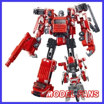 MODEL FANS IN-STOCK weijiang robot metal made TF five fit derormation Fire warrior 30cm high ping
