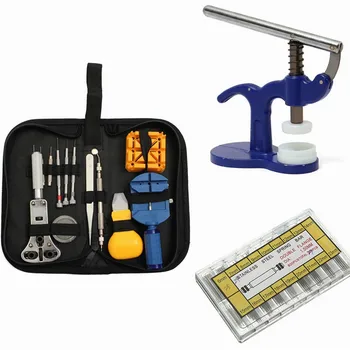 Promotion 298Pcs Watch Repair Tool Kit Back Case Opener Remover Spring Pin Crystal Press