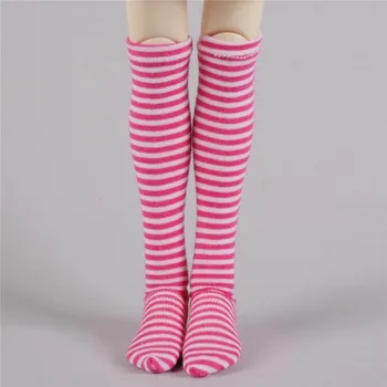Wamami] 11# Pink Stripe Socks/Stockings 1/4 MSD DOD AOD LUTS BJD Dollfie