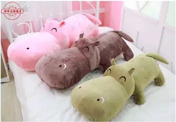 2005 60cm Hippo animal skin, small plush toys hull, teddy bear coat, factory wholesale skin gifts dolls