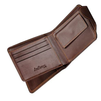 Baellerry High Quailtiy PU Leather Wallet Men Hasp Famous Brand Man Hasp With Coin Pocket Secret Zipper Card Holder Wallet Purse