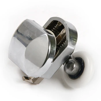 1pcs Upper Pulley Or Bottom Pulley Bathroom Glass Door Mounted Roller Can Slide For 10.5mm-14mm Glass Door Hole Diameter