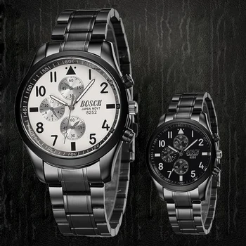 Top watches men Luxury Brand Men's Sports Watches The new men's Full steel quartz watch Waterproof watch relogio masculino clock