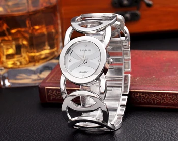 BAOSAILI Brand Luxury Women Watches Fashion Gold Stainless Steel Bracelets Lady Quartz Watch Dress Wrist watches Montre Femme