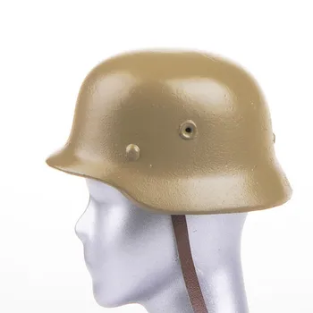 Sand Color Soldier Hat Hobby Collections 1/6 DML Dragon WWII German Army Metal DIECAST HELMET F 12