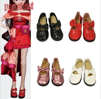 Doll Accessories Mini Cute Shoes 7.5cm 1/3 BJD Doll Leather Shoes For Sharon Doll
