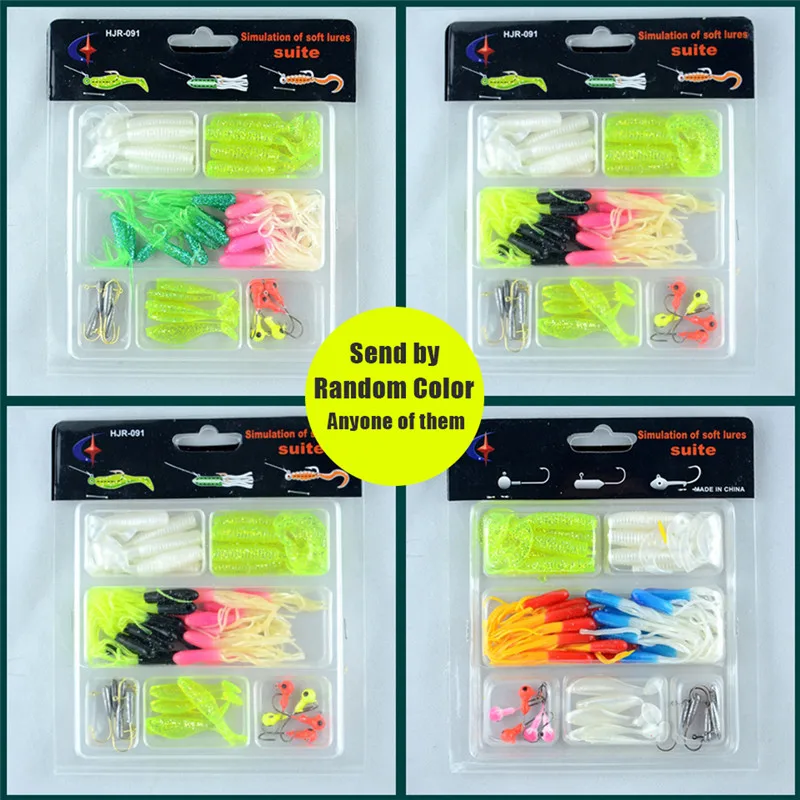 55mm curly tail grub artificial Panfish Crappie Bream Trout crankbait soft bait fishing lure