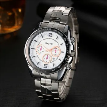 Men's Fashion Luxury Watch Stainless Steel Date Sport Analog Quartz Wristwatch relogios dropshopping #20