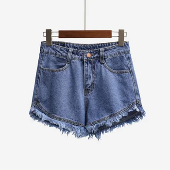 2017 Fashion Newest Slim Fit Denim Women Sexy Hot Shorts Summer Casual Shorts Jeans High Waist Party Tassel Short