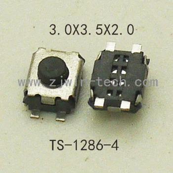 50PCS Power Micro Button Switch 3X4X2mm/2.5mm Momentary Push Button 12V Tactile Switch 4Pin SMD