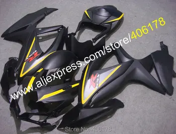 For Suzuki GSX-R600 R750 08 09 10 GSXR 600 750 2008 2009 2010 K8 Black Fairings of Motorcycle (Injection molding)