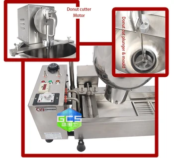 Commercial Full Automatic Donuts Machine 110V 220V 3000W Stainless Steel Donuts Maker