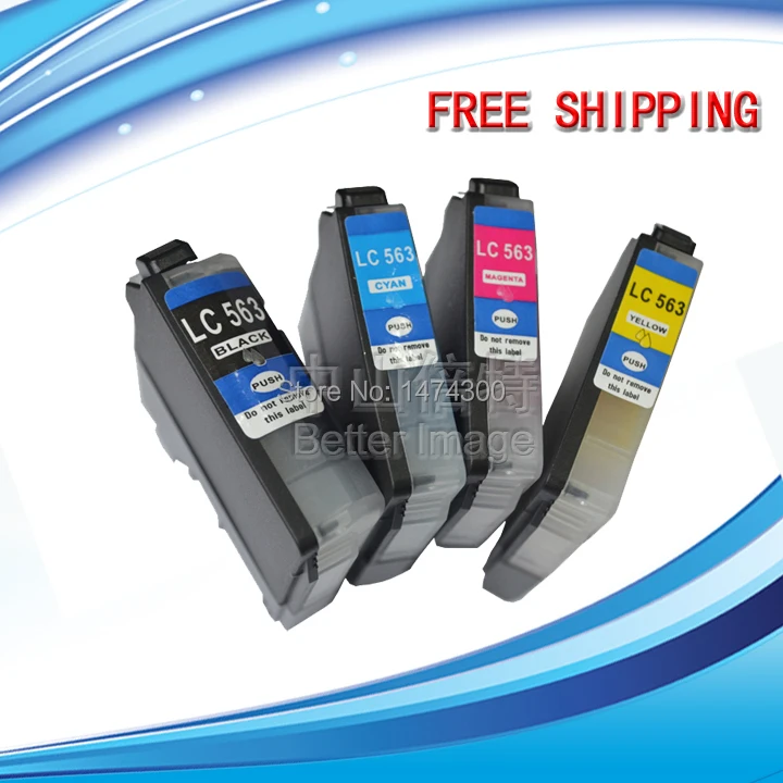 Lc563 compatible printer ink cartridges for brother MFC-J2310 MFC-J2510
