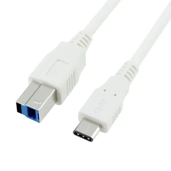 1M For Tablet Macbook Xiaomi 4S 10Gbps USB-C 3.1 to USB 3.0 B T Male Printer port Cable USB3.1 Type C cable