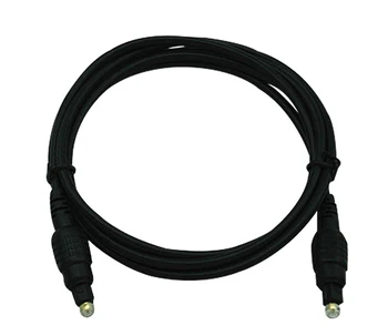 20 PCS 1 Meter Digital Audio Cables Optical Fiber Cable Toslink Connect Cabo Kabel Black 4mm Diameter
