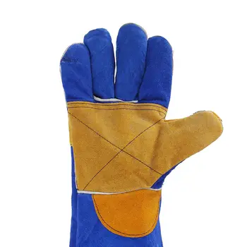 35/40cm Heavy Duty Welding Gloves Leather Cowhide Protect Welder Hands 2 Sizes Workplace Safety Gloves