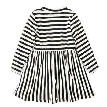 Autumn Toddler Girl Clothes Dresses 2017 Fashion Stripe Style Girls Toddler Clothes Dress Autumn Brand Kids Dress Girl Christmas