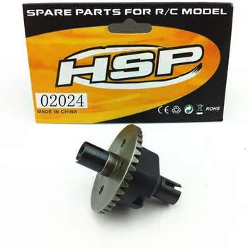 HSP 02024 Differential Diff Gear Complete 38T For 1/10 RC Model Car Spare Parts Fit Buggy Monster