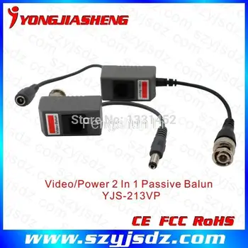 One Channel Passive Video Balun With Power
