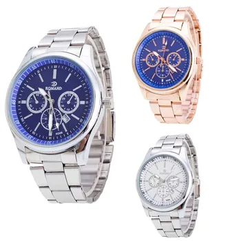 2016 new luxury brand watches men military Watches Stainless Steel Belt Sport Business Quartz Watch Wristwatches reloj hombre