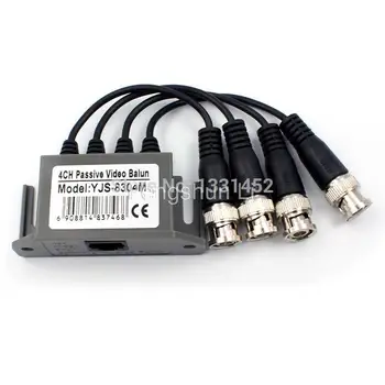 Wholesale 4 ch passive Video Transceiver RJ45 and BNC Video Balun for CCTV