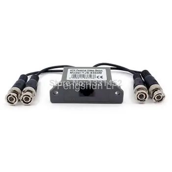 Wholesale 4 ch passive Video Transceiver RJ45 and BNC Video Balun for CCTV