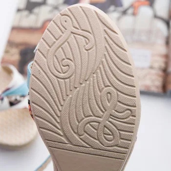 Designer Gladiator Sandals Summer Wedge Shoes Women Platform Sandals Thick Heel Sandals Ladies Shoes Brand Sandalias