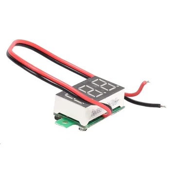 Mini LCD digital voltmeter ammeter voltimetro DC 2.5-30V 1pc Red LED Amp amperimetro Volt Meter Gauge voltage Meter DC
